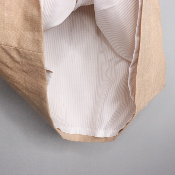 Peter Som Womens Beige Virgin Wool Linen Blend Pencil Skirt Size 2 Office Casual - Picture 3 of 7